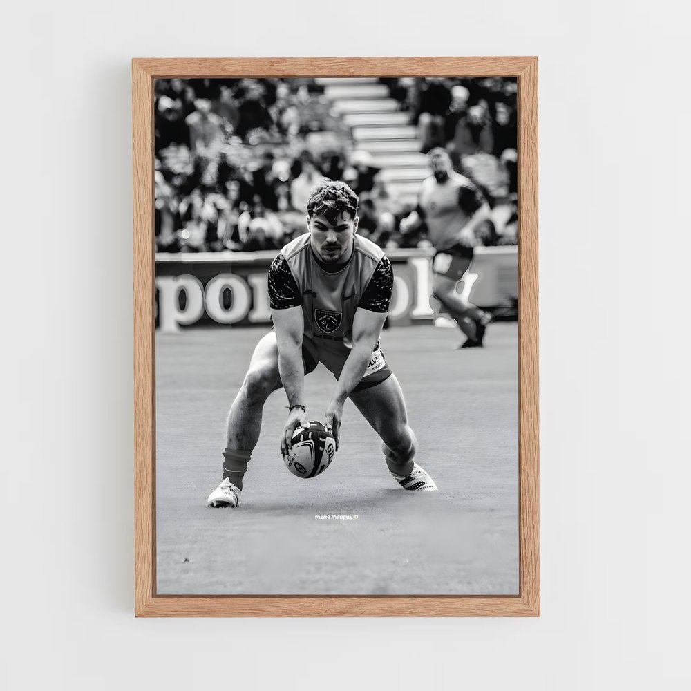 Poster Antoine dupont passer – affiche Rugby (vue 4)